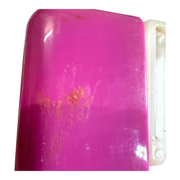 Vintage 1990 Barbie Core Matching Thermos Pink Lunchbox With Handle & Latch READ - Picture 6 of 15